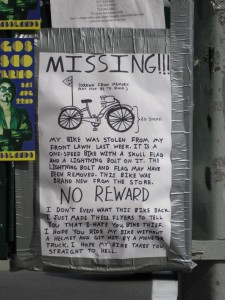 Missing Bike - Click to View Full Size